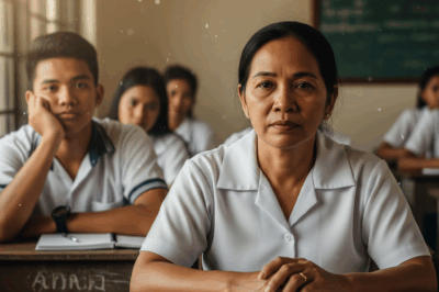 They Laughed When the Janitress Sat in the Classroom—But She Got the Loudest Applause in the End…