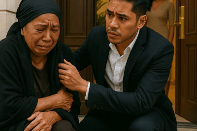 Umuwi siya ng hindi nagpapaalam at nadatnan niyang nagyelo ang kanyang ina at ikinulong ng kanyang asawa sa labas ng bahay kaya may ginawa siyang ikinatakot sa kanyang asawa./hi