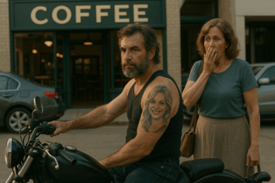 “My daughter has been missing for 9 years. I never gave up searching for her, until one day I saw him — a tattooed man sitting on a motorcycle. The tattoo on his arm… it was my daughter.”/th