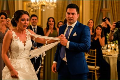 On our wedding day, my husband tore my dress—the photographer captured everything…/th