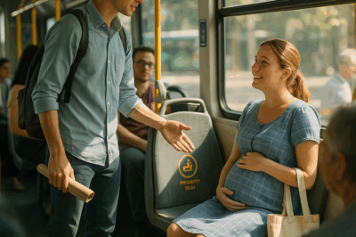 The Broke Young Man Who Gave Up His Bus Seat to a Pregnant Woman—Only to Learn She Was the CEO Where He Had an Interview/th