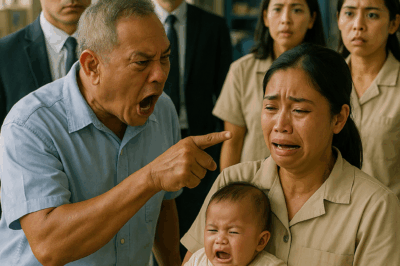 ISANG MAYAMAN ANG NAHULI SA ISANG JANITRESS NA HINDI KUMAKAIN PARA LAMANG MAPADEDE ANG KANYANG SANGGOL — ANG SUMUNOD NA NANGYARI AY KUMUROG SA PUSO NG LAHAT