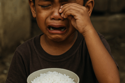 Lola, hindi ako binigyan ng almusal ng aking madrasta, at bumulong na 2 kalahating mangkok ng kanin lang ang maaari kong kainin