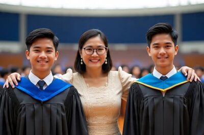 A single teacher adopted two orphaned students who lost both parents at the age of 7… 22 years later, the ending is truly heartwarming!/th
