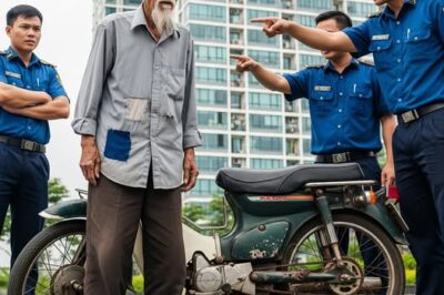 An Old Man Rode His Old Motorbike to Visit His Son at a Luxury Condo, but the Guard Refused Him Entry—and What Happened After Left Everyone Shocked…/th