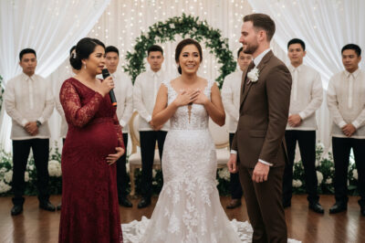 On my wedding day, my ex-wife showed up pregnant to congratulate us — My new wife asked just one question and what my ex revealed made me lose everything…
