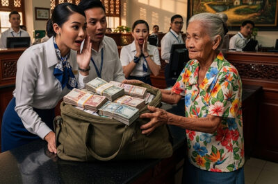 ISANG 82-TAONG GULANG NA BABAE, NAG-DEPOSIT NG PERA 14 NA BESES SA ISANG LINGGO. NAG-ALALA ANG BANKO AT TINAWAG ANG PULIS. NANG BUKSAN ANG KANYANG PINTO, LAHAT AY NABUHOS ANG LUHA… /dn
