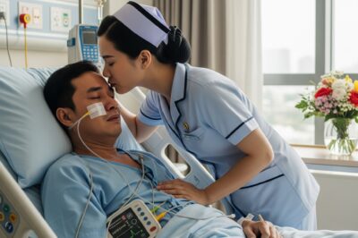 The Nurse Stole a Kiss from a Billionaire in a Vegetative State, Thinking He Would Never Wake Up — But Suddenly, He Held Her…/th