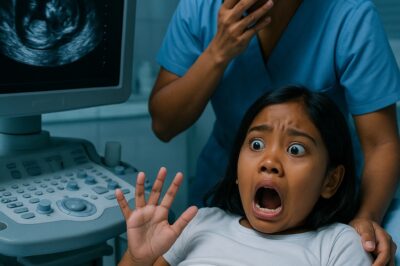 Ang batang babae ay nagreklamo ng matinding pananakit ng tiyan pagkatapos ng isang katapusan ng linggo na ginugol sa kanyang amain – at an //dng doktor, na nakikita ang ultrasound, agad na tumawag sa ambulansya.