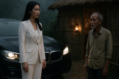 “A female billionaire’s car broke down badly, so she stayed overnight at a poor old man’s house. As soon as she entered, she screamed… because she saw something.” /dn