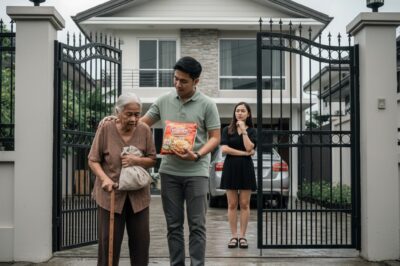 70 year old mother came to her son to borrow money for medical treatment, her son only gave her a pack of noodles and then politely chased her away, when she got home and opened it, she was shocked and couldn’t believe her eyes…