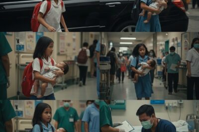 A POOR GIRL WHO ARRIVES LATE TO SCHOOL FINDS A FAINTED BABY LOCKED IN A CAR…