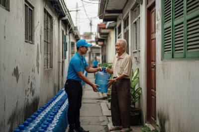 Isang 75-anyos na lalaki ang nag-order ng 14 na kaso ng mineral water araw-araw. Naghinala ang delivery man at tumawag ng pulis. Pagbukas ng pinto ay natigilan ang lahat./hi