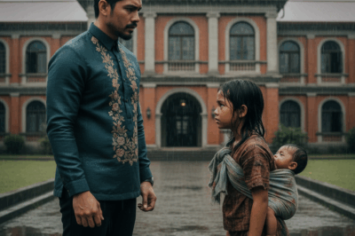 Nanginginig ang kanyang tinig, ngunit ang kanyang mga mata ay sumasalamin sa mabangis na kawalan ng pag-asa. Ang sanggol na nakatali sa kanyang likod ay gumagalaw habang natutulog, binuksan at isinasara ang kanyang labia minora na tila nangangarap ng pagkain.