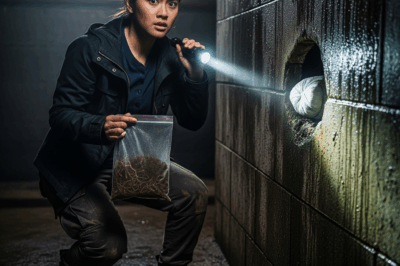 My husband would lock himself in the bathroom every evening for two hours: one night I took a flashlight, went to check, and behind the tiles I found a hole – and inside were strange bags…