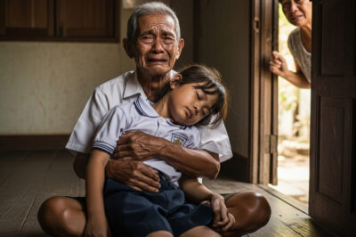 Inaalagaan ni lolo ang kanyang 10 taong gulang na apo araw-araw. Isang araw, may nakitang kakaiba ang kapitbahay nang siya ay dumalaw. Nagulat siya at agad na tumawag ng pulis./hi