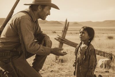 A COWBOY helped a hungry APACHE boy. The next day, 200 warriors arrived at his barn….