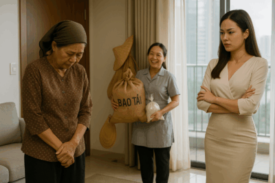 Despising her mother-in-law as rustic and dirty, the daughter-in-law handed the sack of chicken and rice she brought from the countryside to the maid. But when the maid opened the sack, she was utterly shocked…/th