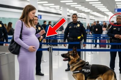 Pregnant Woman Stopped by Barking K9 German Shepherd… What Police Discover Is Shocking!/th