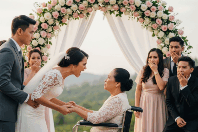 My sister said I was nothing but a burden and forbade me from appearing in her wedding photos. But then, as soon as the ceremony began… her big day collapsed before the eyes of all the guests./th