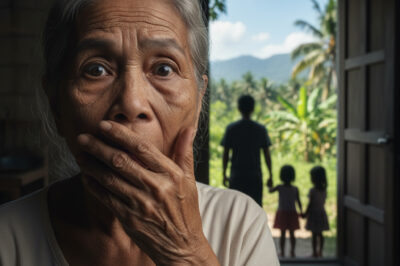 He gave his house to a father with children and, when he returned… she found something that made her cry…