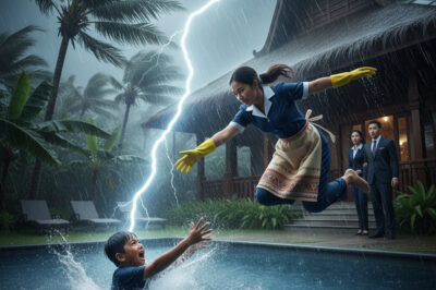 NALUNOD ANG ANAK NG MILYONARYO… ANG POUBRE FAXINEIRA LANG ANG NANGAHAS NA ILIGTAS SIYA!