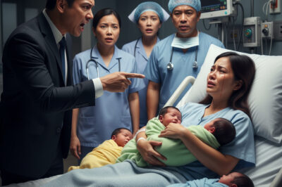 Nang Ipanganak Niya ang mga Quintuplet, Tahimik na Lumabas ang Ama—Pagkalipas ng Tatlumpung Taon, Hinarap Niya ang Buong Bayan at Nagbunyag ng Katotohanan na Hindi Maitatago ng Walang Bulong.