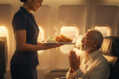 The old man in plainclothes was not given food on the plane. After he landed, he did something that made the entire crew tremble.