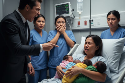 When the babies were born, the room was filled with silence—not amazement, but suspicion.