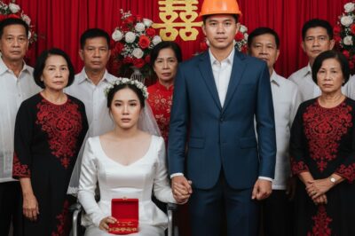 Isang construction worker ang gumastos ng ₱400,000 para pakasalan ang isang babaeng paralitiko — ngunit nang gabing iyon ng kanilang kasal, sa sandaling hinubad niya ang damit ng kanyang asawa, napagtanto niyang siya pala ang tunay na nanalo sa jackpot ng buhay…