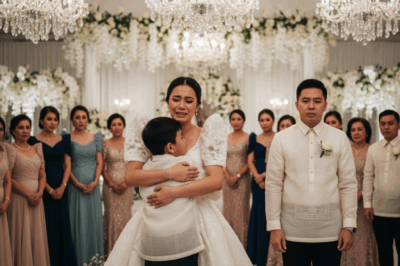 Namamalimos sa Gitna ng Enggrandeng Kasal, Nagulat ang Batang Lalaki Nang Makita na ang Nobya ay ang Nawawala Niyang Ina — At ang Desisyon ng Nobyo ay Nagpatigil sa Buong Kasal