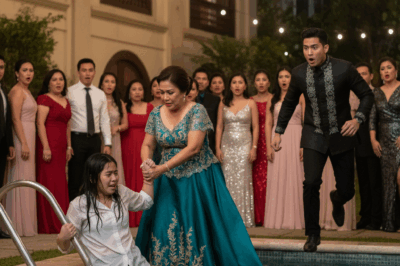 Isang mahirap na waitress ang itinulak sa pool habang pinagtatawanan siya ng lahat — hanggang sa pumasok ang isang milyonaryo at gumawa ng isang bagay na hindi makapagsalita ang lahat…