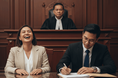 Habang pumirma sa diborsyo tinawag niya itong ‘itim na basura’… pero may nabasa ang hukom na nagbago sa LAHAT…