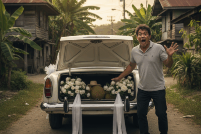 On the way to the bride, the driver heard a rattling sound coming from the trunk – when he opened it, everyone was shocked by what was inside…/hi