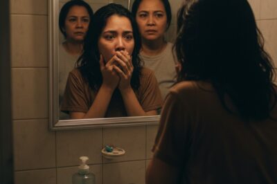 Pumunta ang bagong kasal sa bahay ng kanyang asawa at natuklasan na ang banyo sa bahay ng kanyang asawa ay may salamin na hindi kailanman nag-aambon. Minsan, habang siya ay naliligo, nawalan ng kuryente. Tumingin siya sa salamin nang may takot at labis na kinilabutan nang matuklasan…/hi