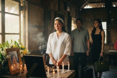 Tatlong araw pagkatapos ng libing ng aking ina, isinama ng aking ama ang kanyang kabit sa isang paglalakbay. Nang gabing iyon, hindi inaasahan na nakatanggap ako ng text message mula sa numero ng telepono ng aking ina: “Buhay pa si Nanay. Pumunta ka sa sementeryo… sasabihin nila sa iyo ang totoo.”/hi