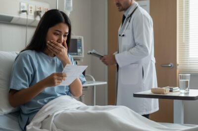 Ngunit nang magsara ang pinto ng silid ng ospital, napansin kong may isang maliit na piraso ng papel na nakasiksik sa ilalim ng unan./th