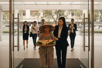 Ang matandang ina ay nagluto ng mga biskwit at dinala ito sa kumpanya ng kanyang anak na babae, na may layuning sorpresahin siya. Ngunit pagdating niya sa lobby, ang nakita niya ay nagpabigat sa kanyang puso; hindi niya nagawang humarap at tahimik na umalis./th