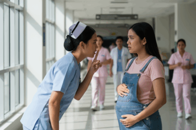 My mother-in-law took me for a prenatal check-up. As soon as she stepped outside, a young nurse leaned in close to my ear and whispered: “Get a divorce! Run while you still can!”/th