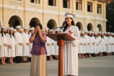 Ang kanyang ina ay nagtatrabaho bilang isang basurero. Naulila ang kanyang ama. Siya ay iniiwasan ng kanyang mga kaibigan sa loob ng 12 taon ng paaralan. Noong araw na natanggap niya ang kanyang certificate of merit, may sinabi siya na nagpaiyak sa buong paaralan…/th