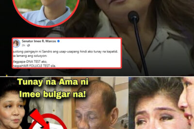 DNA TEST NA IPASA NI IMELDA MARCOS! IMEE MARCOS, CONFIRMED NA ANAK NI RODRIGO DUTERTE! BONGBONG SHOCKED!