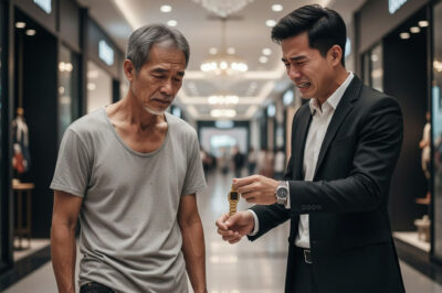 PUMASOK ANG ISANG LALAKING MAHIRAP ANG ANYO SA ISANG MALL