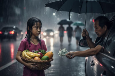 BINILI NIYA ANG LAHAT NG PRUTAS NG BATA SA GITNA NG ULAN