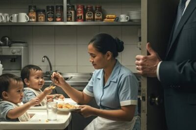 ANG MAYAMAN NA LUMUHOD SA LIKOD NG PINTO UPANG PAKINGGAN ANG DALAWANG KAMBAL