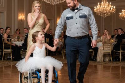 Ang solong ama na janitor ay sumasayaw kasama ang batang babae na may kapansanan, hindi alam na ang kanyang multimilyonaryong ina ay naroon at nanonood.