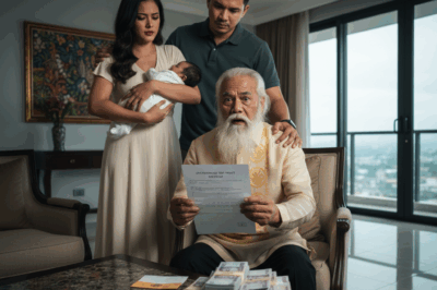 Binigyan ng ₱12,500,000 ang manugang ng kanyang biyenan, pinilit siyang gawin ang DNA test ng apo, at nang dumating ang resulta, namangha ang matanda.