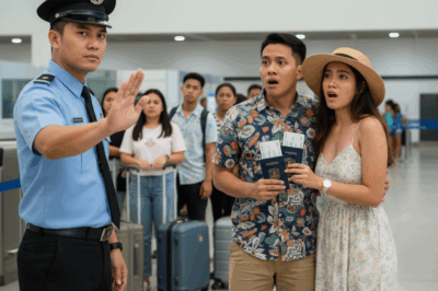 Inilagay ng asawa ko ang bank card ko para dalhin ang kanyang kasintahan sa isang biyahe, ngunit pagdating niya sa airport, malamig na ipinahayag ng immigration officer ang isang katagang nag-iwan sa kanila ng paralisado…