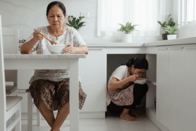 Sinabi ng biyenan na ang kanyang manugang na babae ay parang probinsyano, lagi siyang pinipilit na umupo sa sulok ng kusina habang kumakain. Noong araw na siya ay nakahiga sa kama, laking gulat niya nang malaman ang katotohanan tungkol sa kanyang manugang… business card lang ang iniwan niya at umalis, na nawalan siya ng malay.