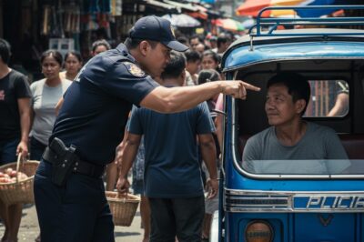 Inipit ng Pulis ang Lalaki sa Tricycle—Pero Nang Magpakita ng Military ID, Nag-sorry Siya Kaagad! /hi