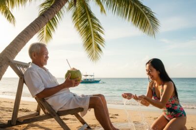 Sinilip ng makulit na biyenan ang kanyang bata at magandang manugang na naliligo sa dagat at pagkatapos ay bumalik at iginiit na hiwalayan ang kanyang asawa, ngunit tinawag ng mayaman at matalinong asawa ang kanyang manugang sa silid-tulugan at pagkatapos ay walang nangahas na maniwala sa hindi inaasahang nangyari./hi